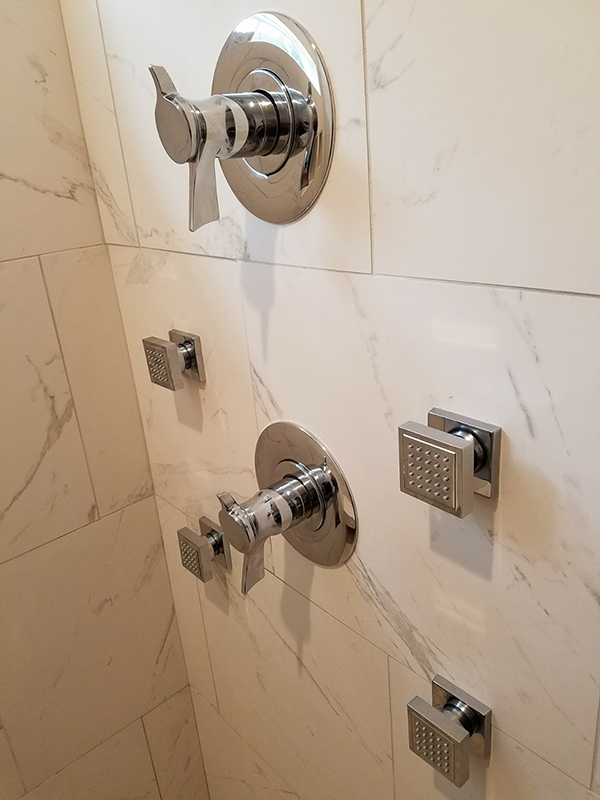 Cascade Plumbing Bathroom New Shower Fixtures