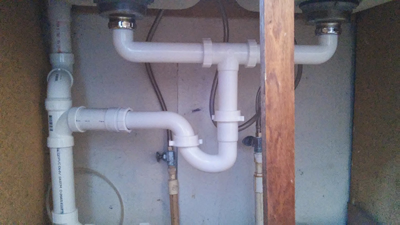 Cascade Plumbing Kitchen Sink Pipes